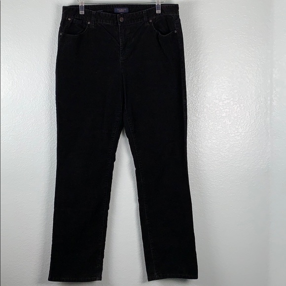 Talbots Denim - Talbots Heritage Corduroy Black Jeans 10PE